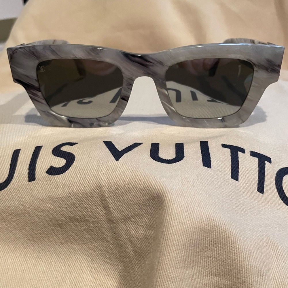 Luis Vuitton “Charleston” Mens Mirrored Sunglasses